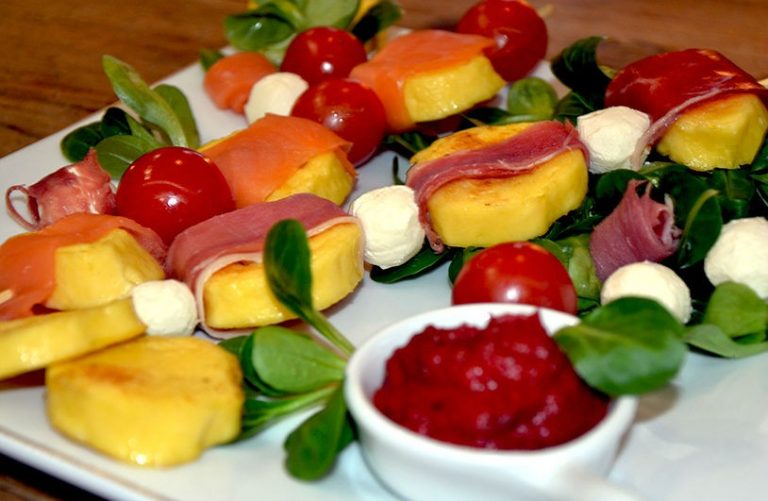 brochettes de quenelles