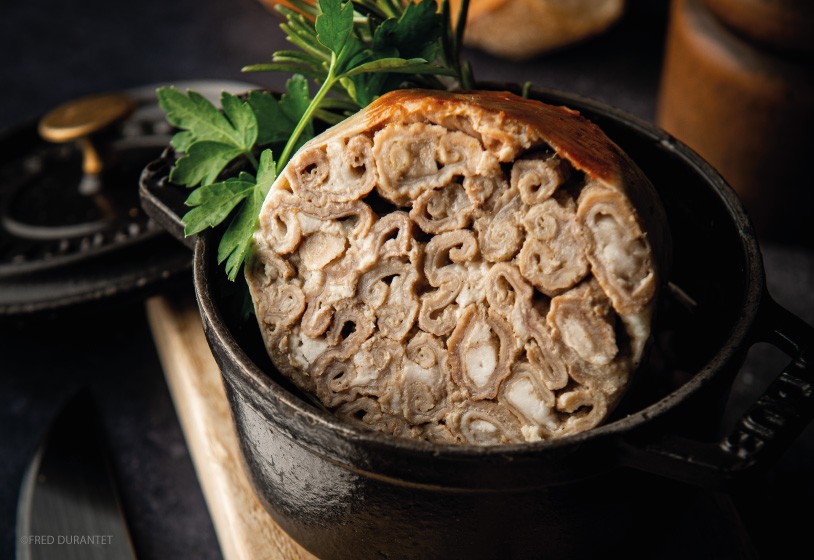 andouillette de veau tirée à la ficelle