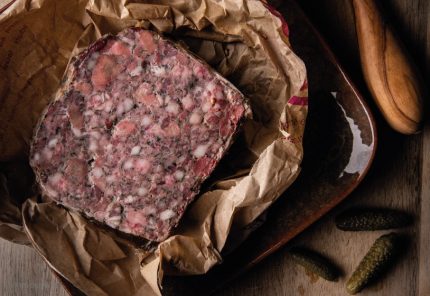 terrine de campagne au Beaujolais