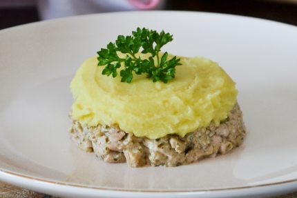 Parmentier d'andouillette de veau