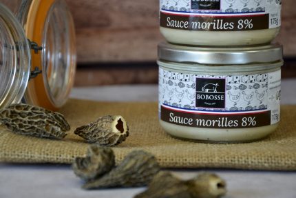 Bocaux de sauce aux morilles