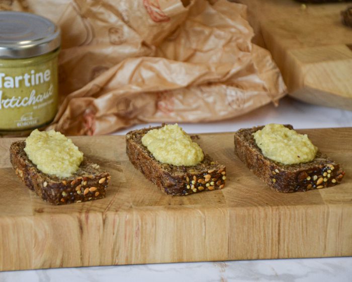 Toast d'artichaut