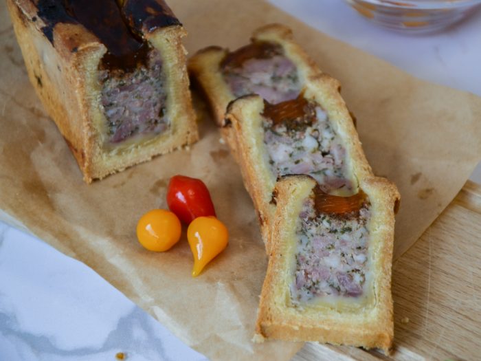 Pâté-croûte cocktail en tranche