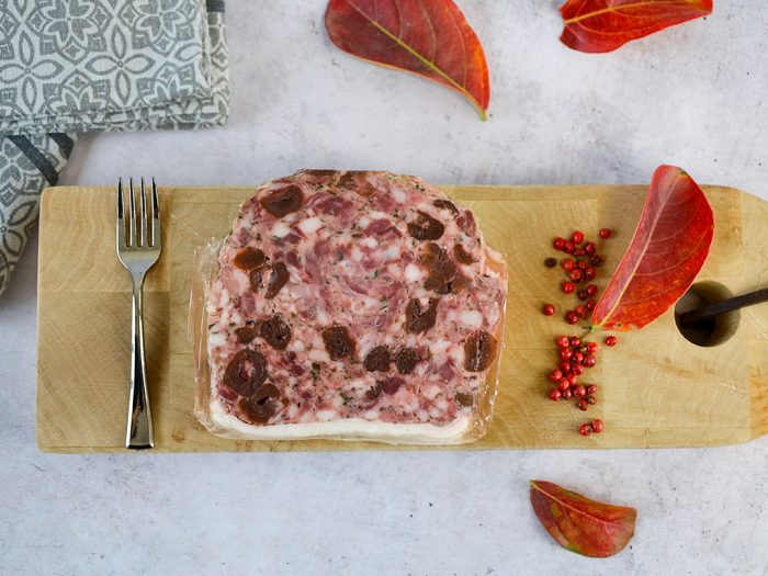 terrine de cerf aux griottes Bobosse