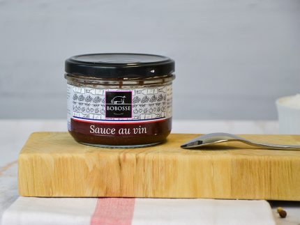 Sauce au vin rouge du beaujolais recette Bobosse