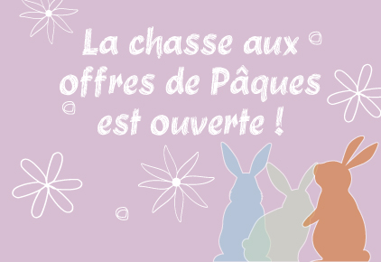 Chasse aux offres de Pâques chez Bobosse