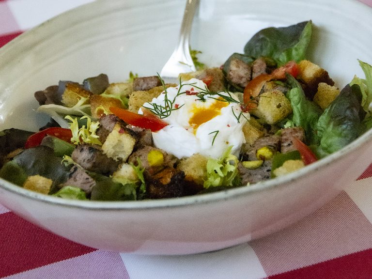 Salade lyonnaise Bobosse