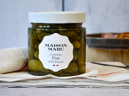 Cornichons fins maison Marc