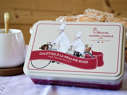Galettes fines à la praline rose