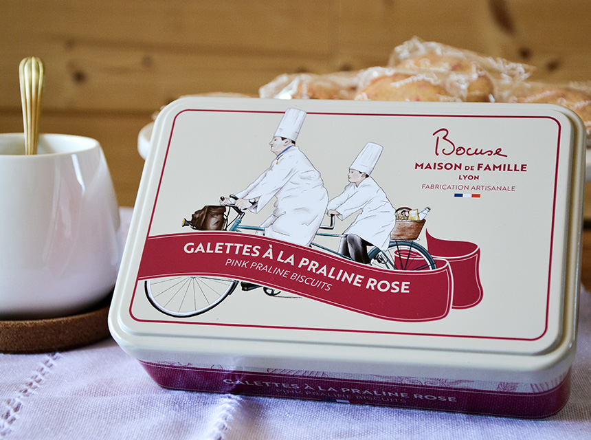 Galettes fines à la praline rose